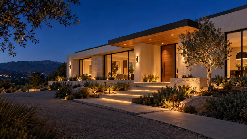 Illustrative home lighting in the Arclume electrical services concept